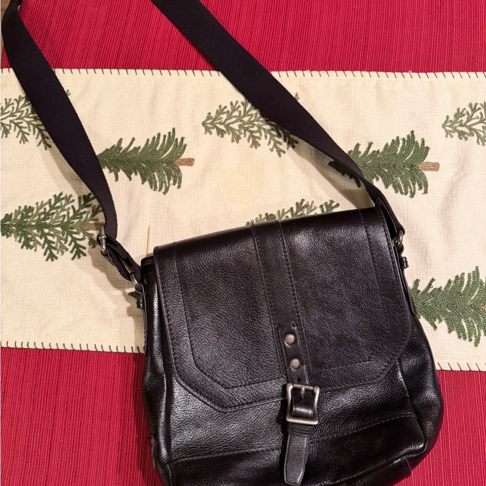 Black Leather Purse